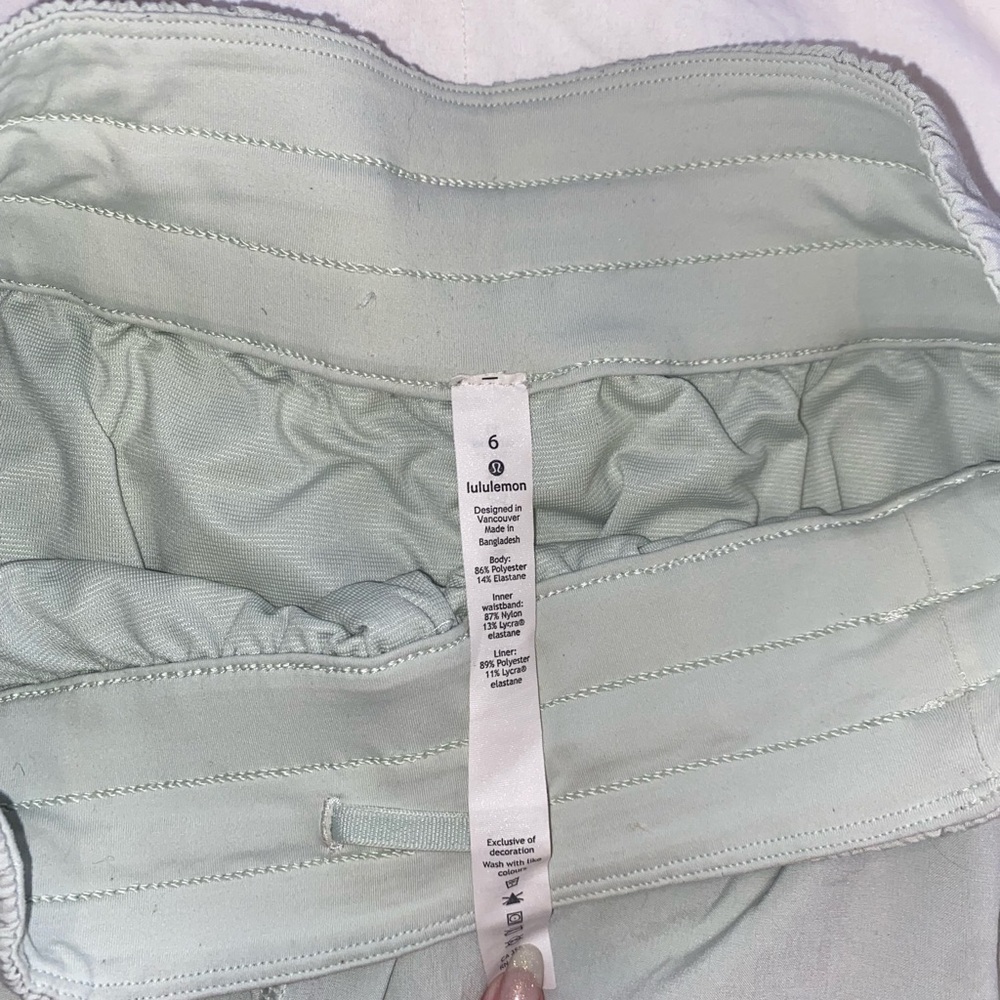 Tooth Paste Unique Color Lululemon Tracker Shorts - image 4
